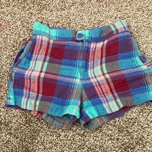 Free People Plaid Shorts